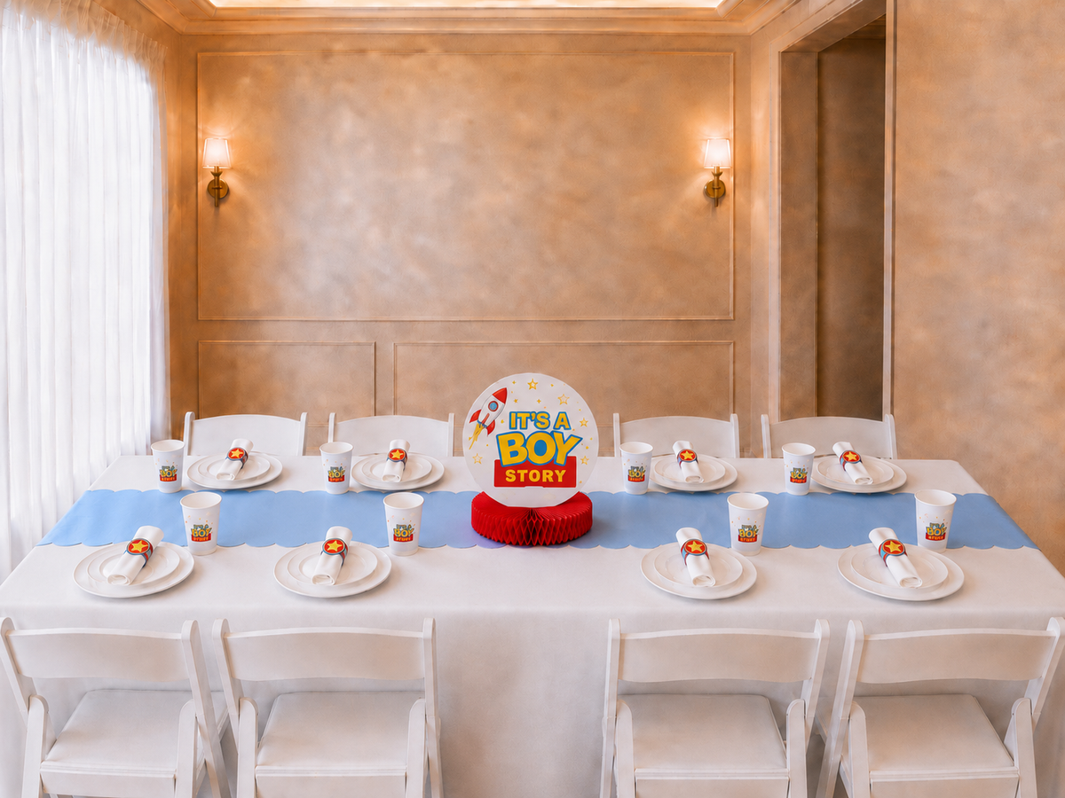 It's A Boy/ It's A Girl Themed Table Setting Package