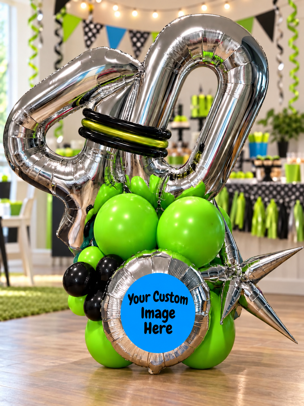 Jumbo Custom Balloon Digit Bouquet