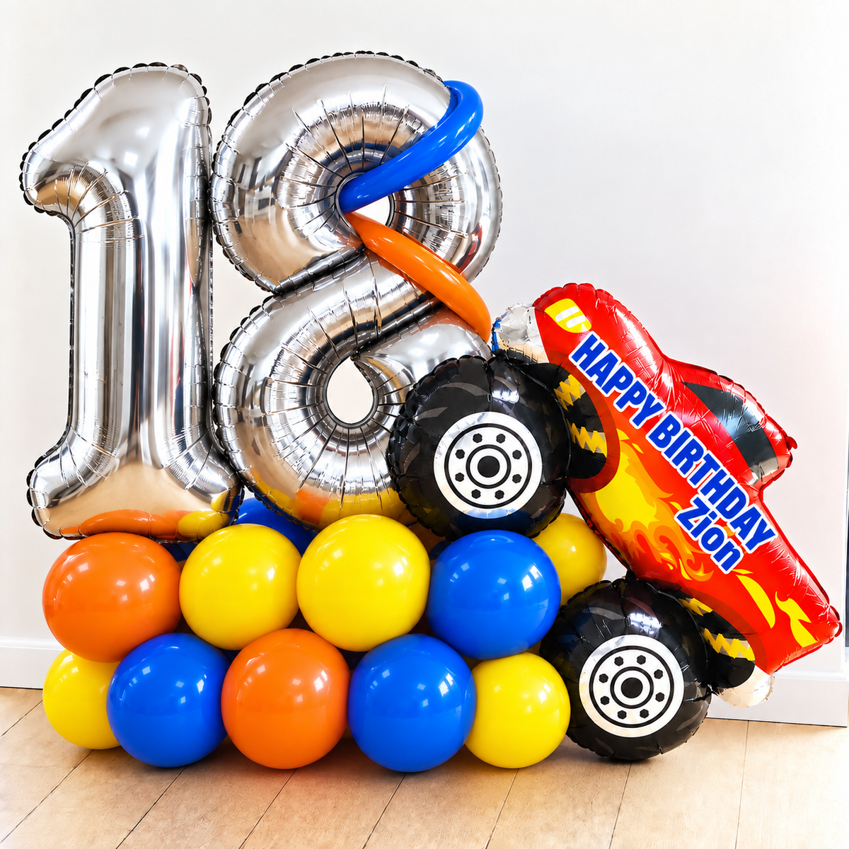 Monster Truck Customized Balloon Marquee