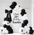 Ribbon Themed Balloon Arch