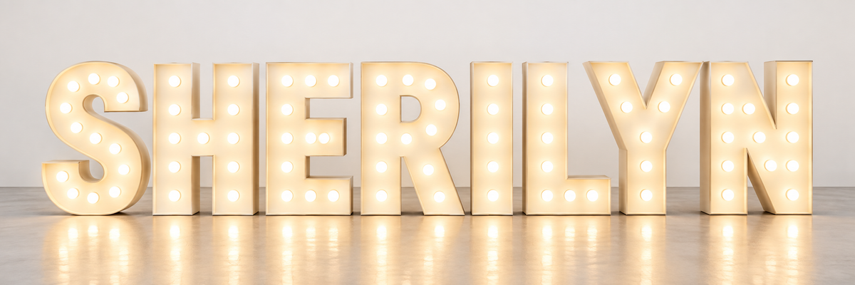 Light Up Marquee Letters/Numbers