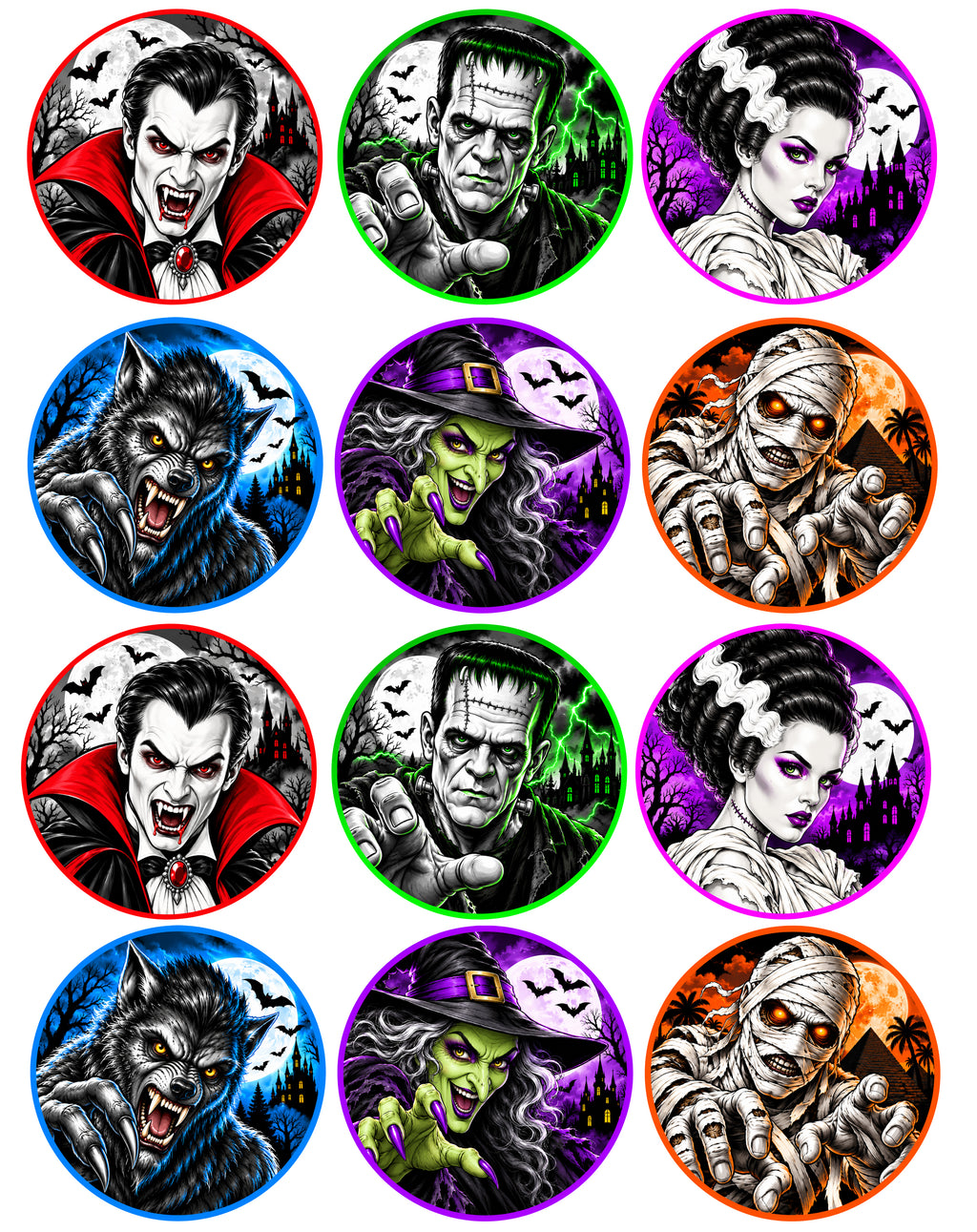 Fall / Halloween Drink Toppers